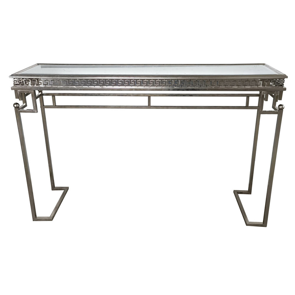 Mottagare DKD Home Decor Silvrig 117 x 31 x 75 cm
