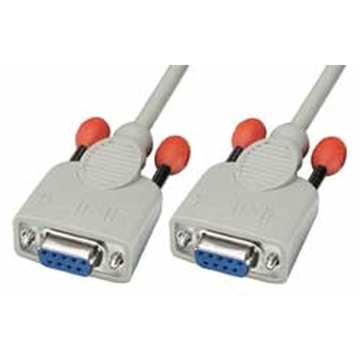 Nätverkskabel SUB-D LINDY 3m Null modem cable Vit Svart 3 m - 2
