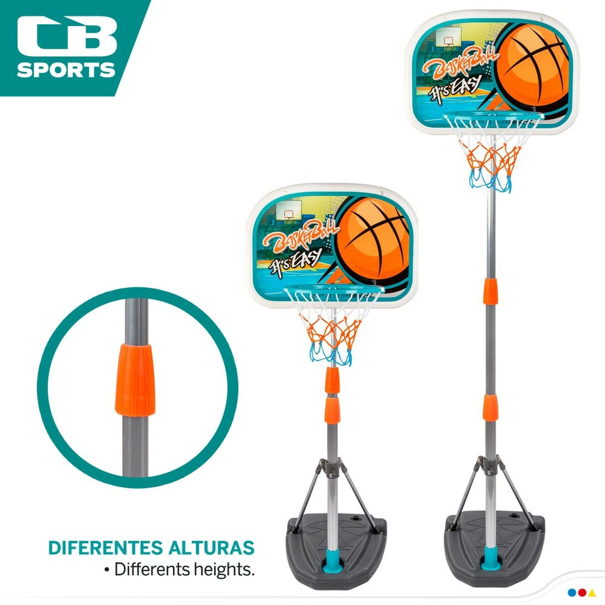 Basketkorg Colorbaby 46,5 x 165 x 40 cm (2 antal) - 9