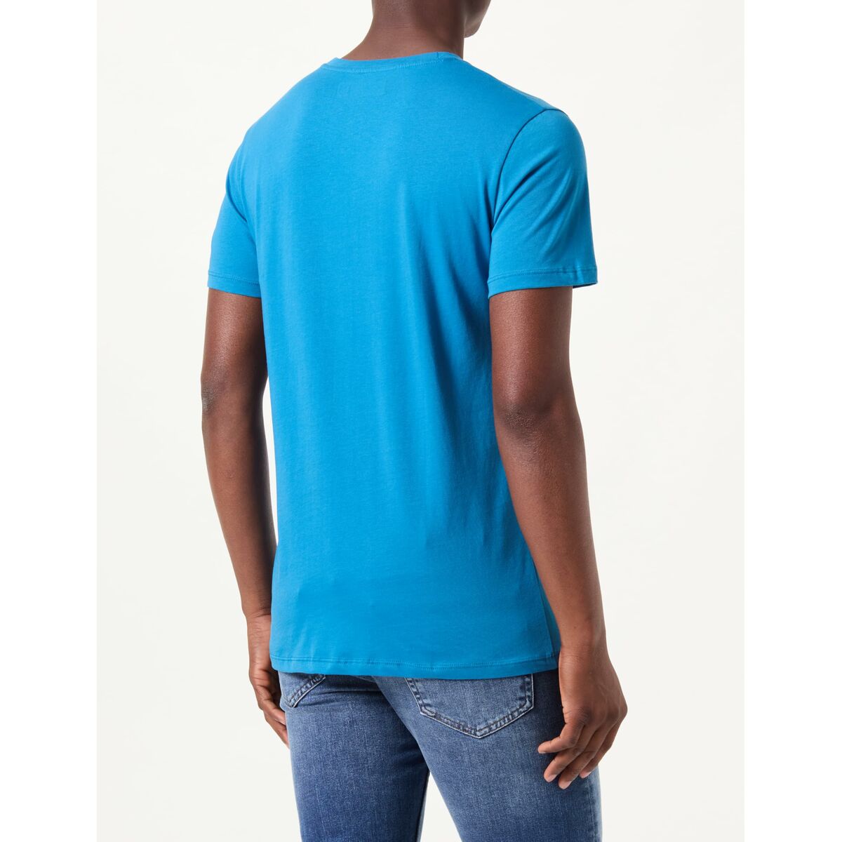 T-shirt med kortärm Herr Joluvi Combed Cotton Blå - 3