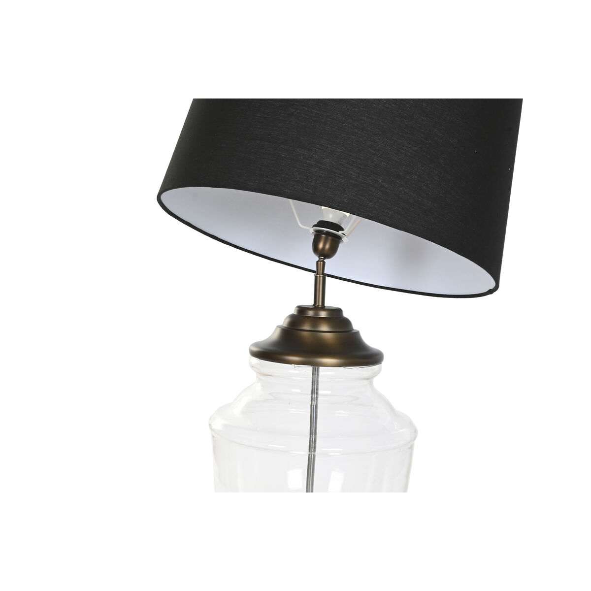 Bordslampa Home ESPRIT Svart Brons 50 W 220 V - 3