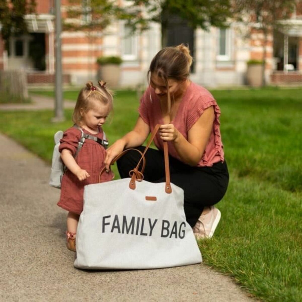 Bag för blöjbyte Childhome Family Bag Grå - 2