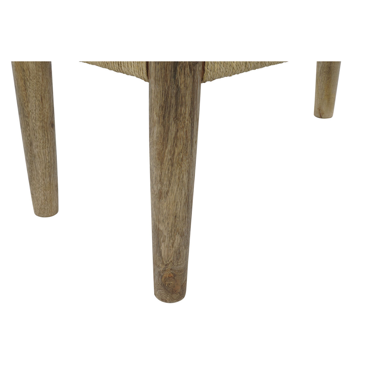 Sittpall DKD Home Decor Naturell Snöre Mangoträ (88 x 42 x 39,5 cm) - 3