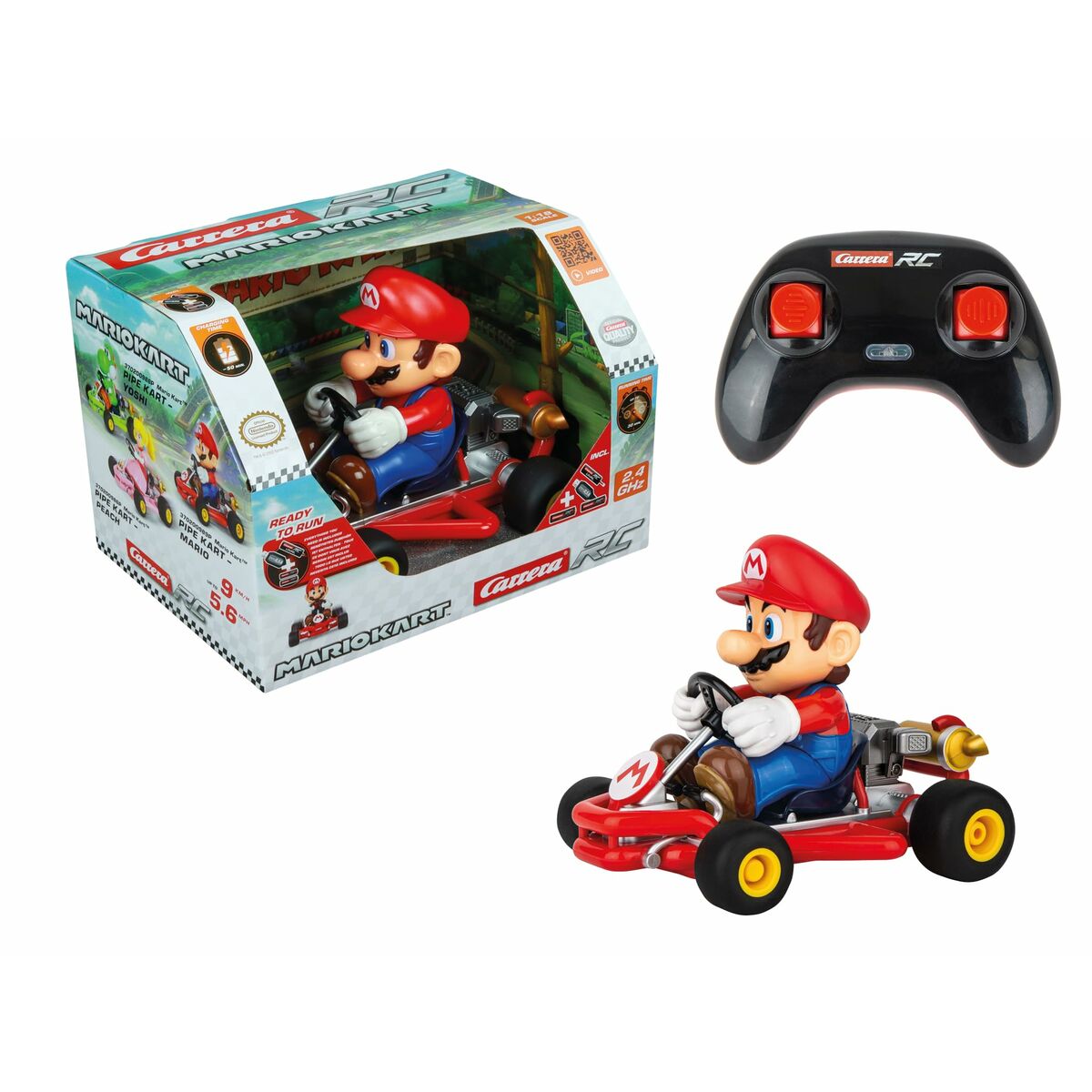 Radiostyrd bil Carrera Mario Kart 1:18 2,4 GHz - 6