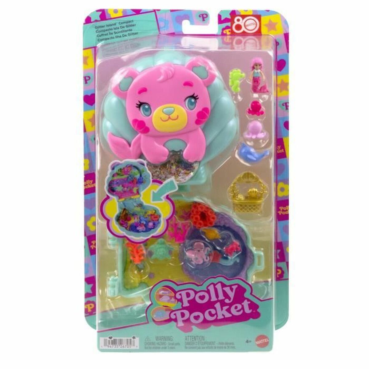 Playset Polly Pocket 11 Delar - 3