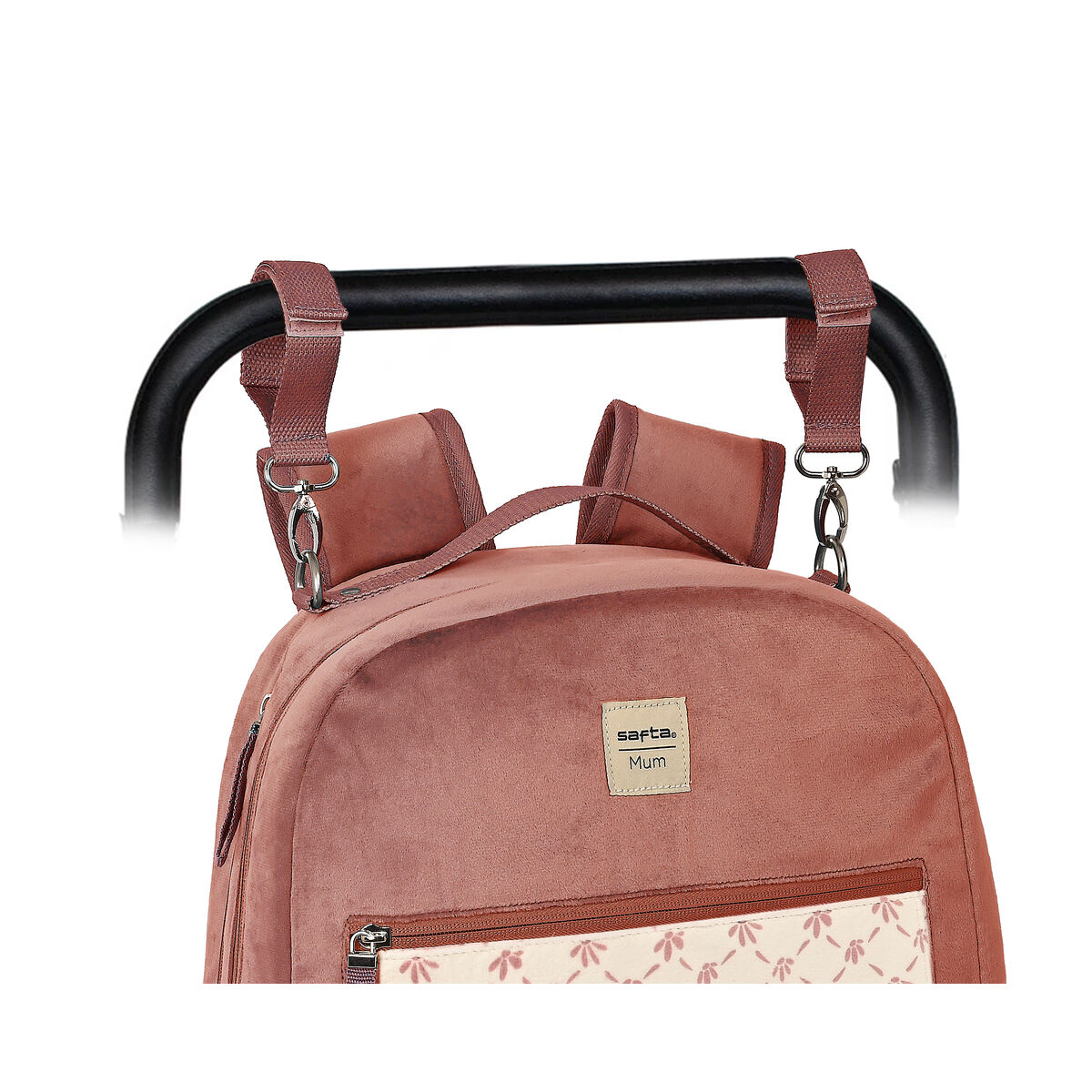 Babytillbehör Ryggsäck Safta Marsala Rosa (30 x 43 x 15 cm) - 5