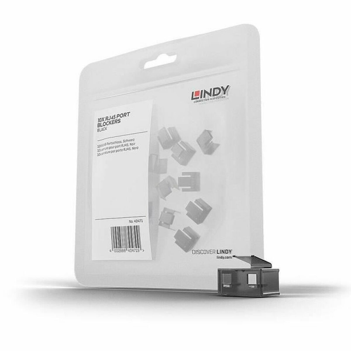 Koppling RJ45 LINDY 40471 Svart - 2