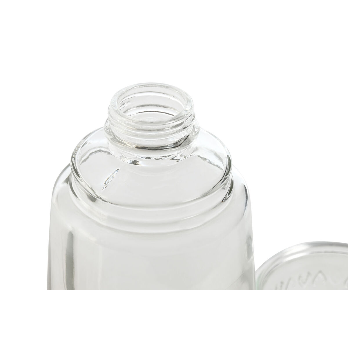 Vattenflaska Home ESPRIT Transparent Glas 240 ml 1 L - 3