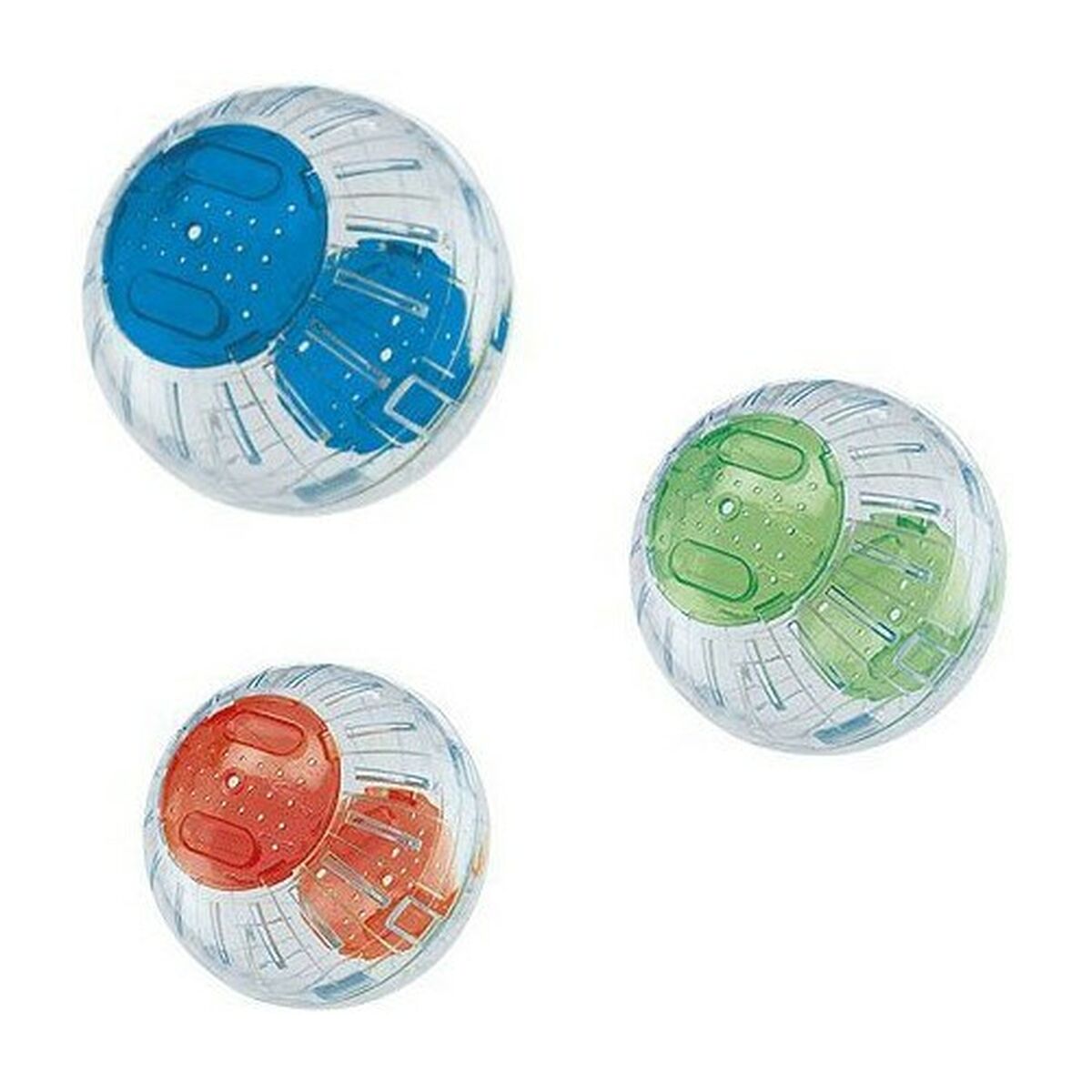 Träningsboll Ferplast Hamster Ø 18 cm Svart Multicolour (1 Delar)