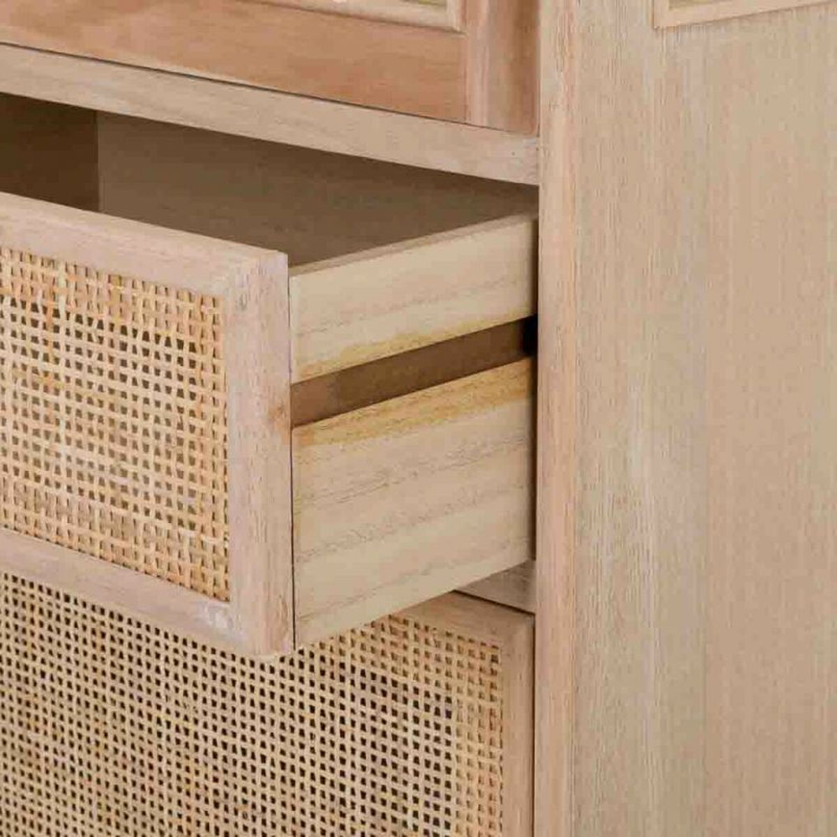 Skåp Alexandra House Living Naturell Trä MDF 173 x 40 x 46 cm - 7
