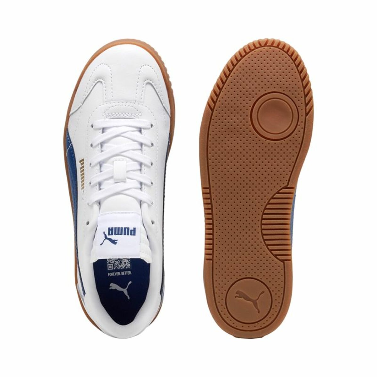 Sportskor Casual Barn Puma Club 5V5 Vit - 3