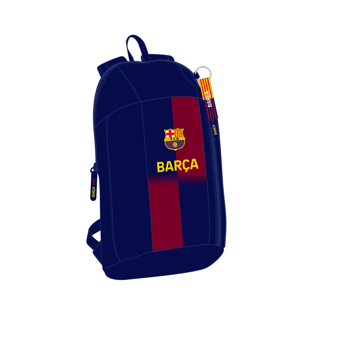 Ryggsäck F.C. Barcelona Blå Rödbrun 22 x 39 x 10 cm