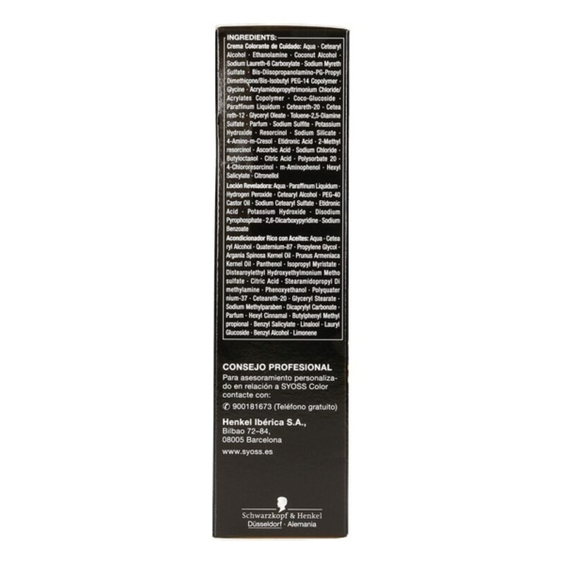 Permanent färg Syoss Olio Intense Naturell Blont Nº 7,10 Platinablont Nº 7.10-Rubio Natural - 4