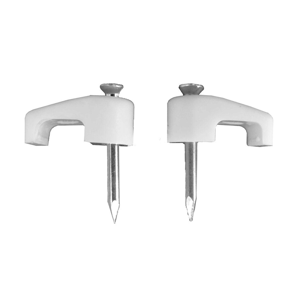 Häftklamrar Lapafil Nº 03 2 x 1 mm Vit Kablar 100 antal - 2