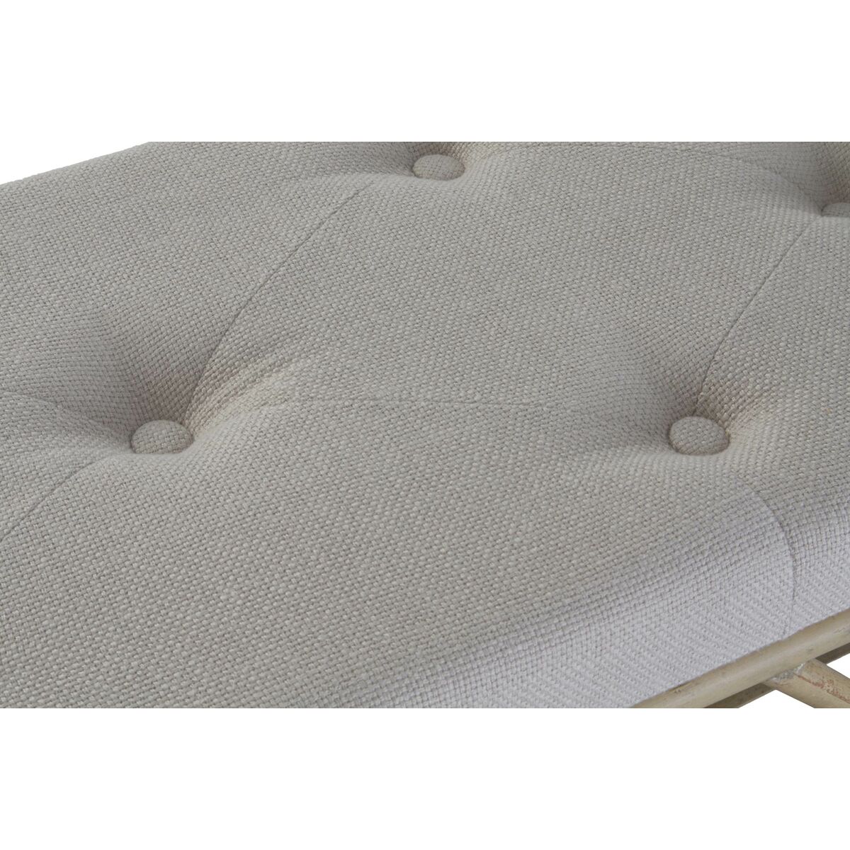 Sittpall DKD Home Decor Naturell Beige Brun Bomull Bambu (100 x 44 x 55 cm) - 3