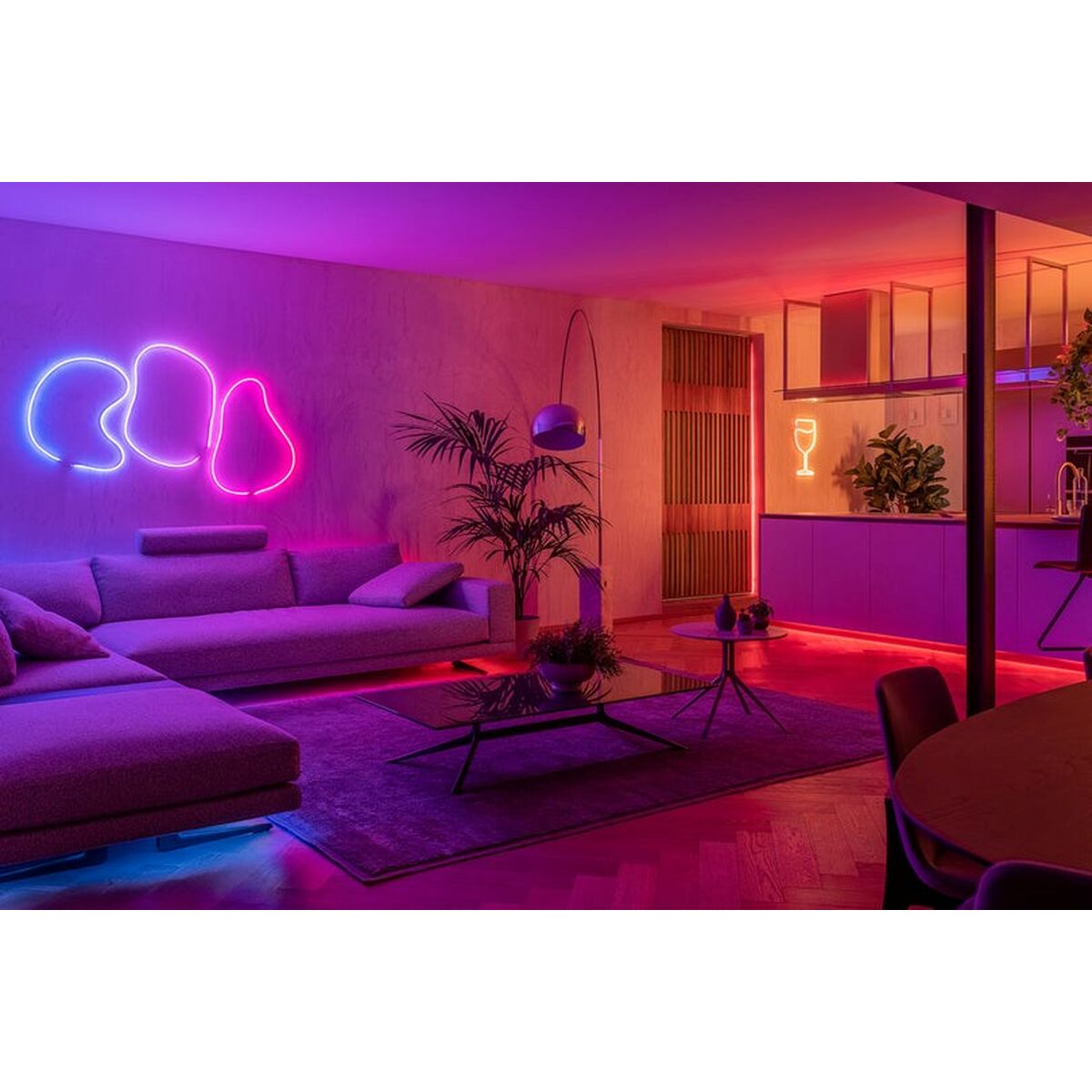 LED-krans Twinkly TWKP200RGB-G Jul 10 W Multicolour - 4
