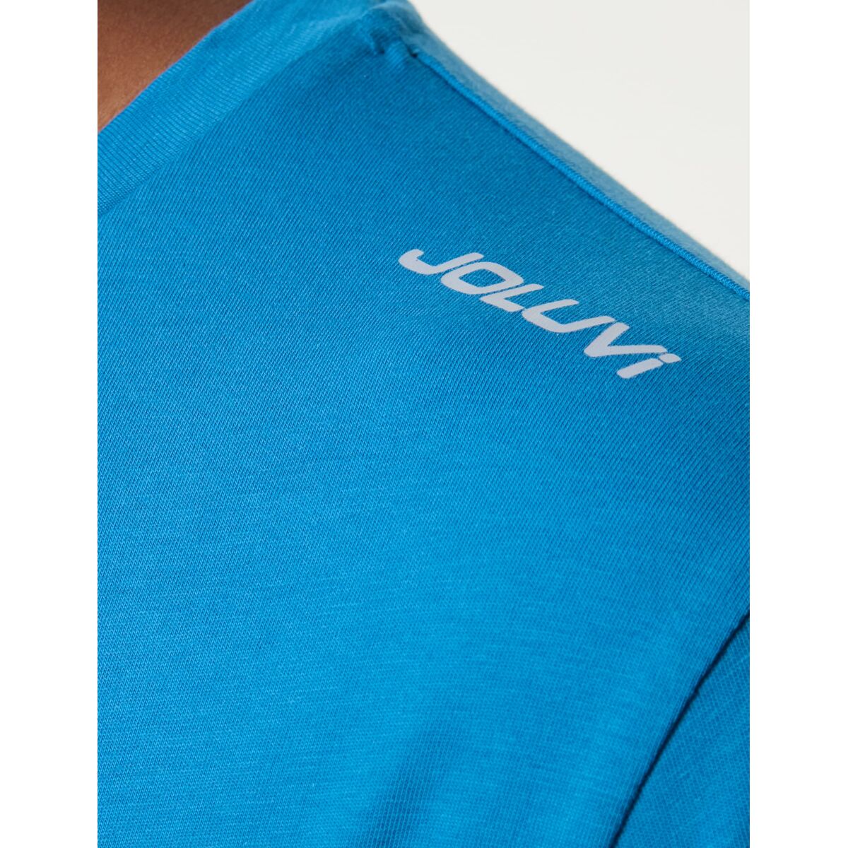 T-shirt med kortärm Herr Joluvi Combed Cotton Blå - 4