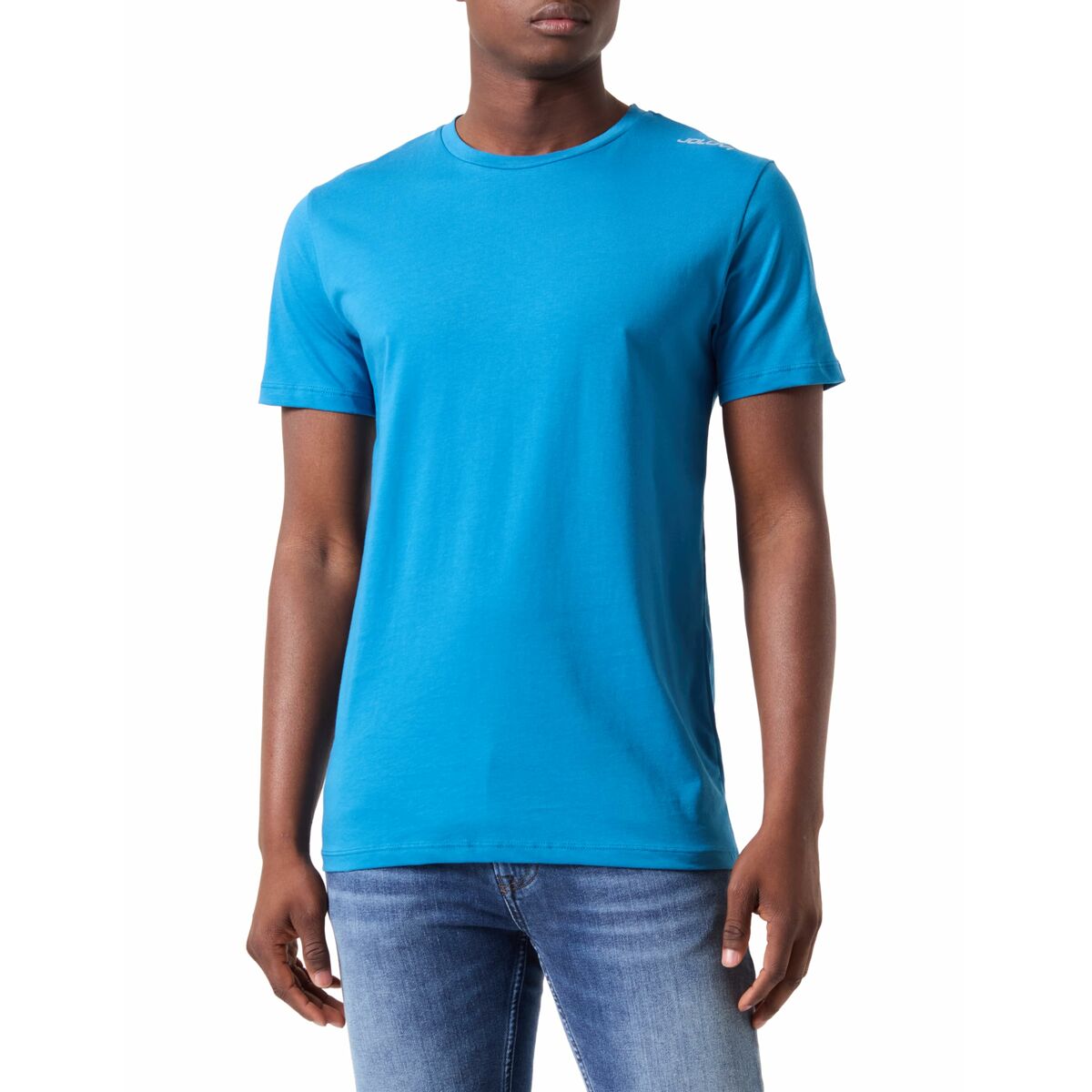 T-shirt med kortärm Herr Joluvi Combed Cotton Blå