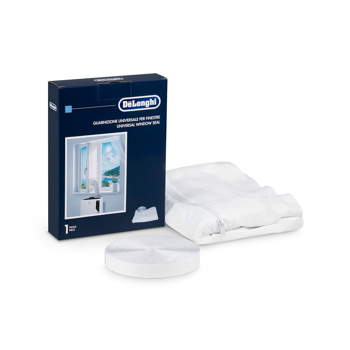 Fönsterförsegling för luftkonditionering DeLonghi DLSA012 Vit - 3