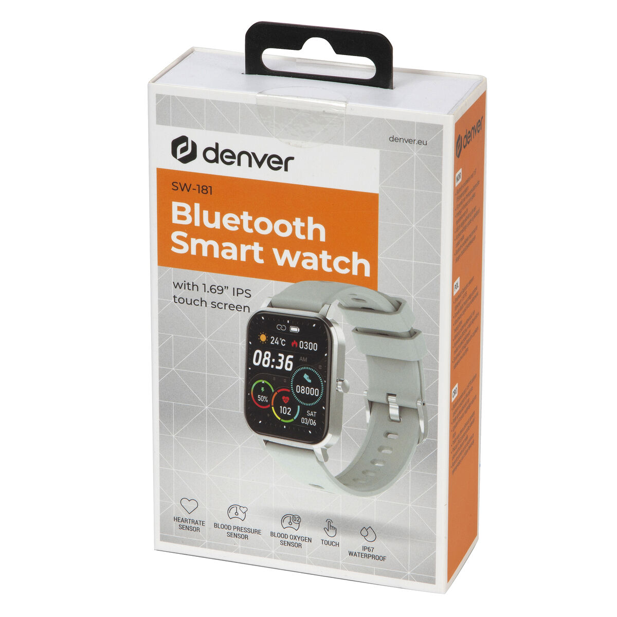 Smartklocka Denver Electronics SW181 GRIS Grå 1,7" - 2