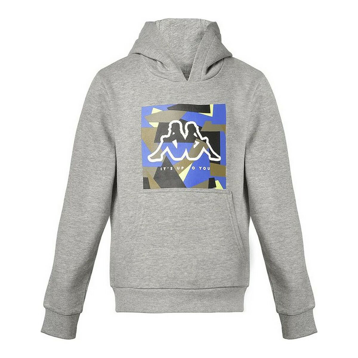 Tröja med huva Unisex Kappa Clot Grå - 8