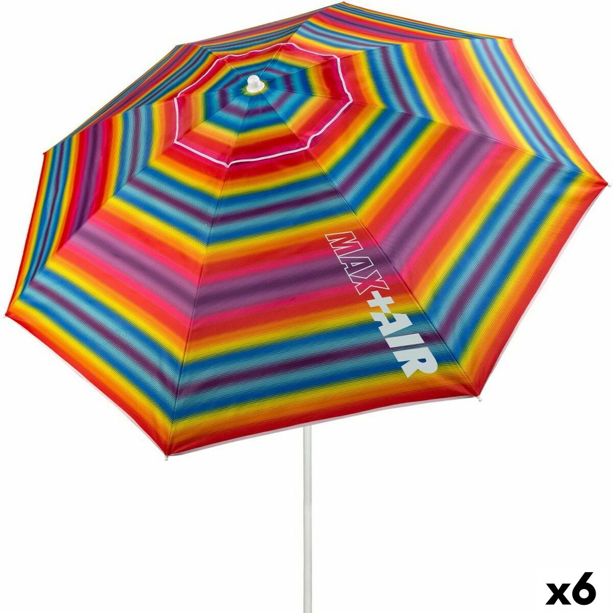 Paraply Aktive Multicolour 220 x 207 x 220 cm 220 x 210 x 220 cm (6 antal)