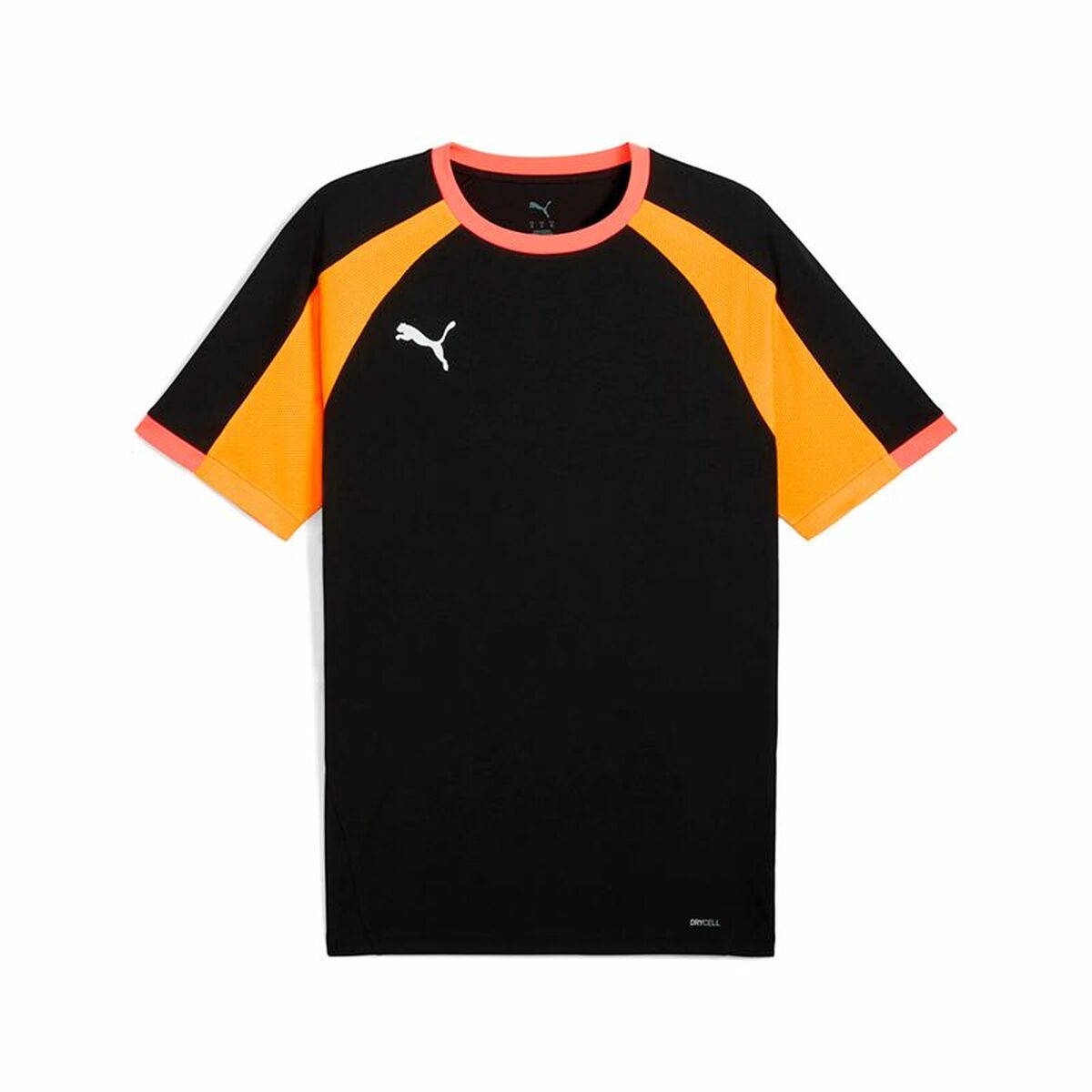 Kortärmad fotbollströja för herrar Puma Individualliga Svart