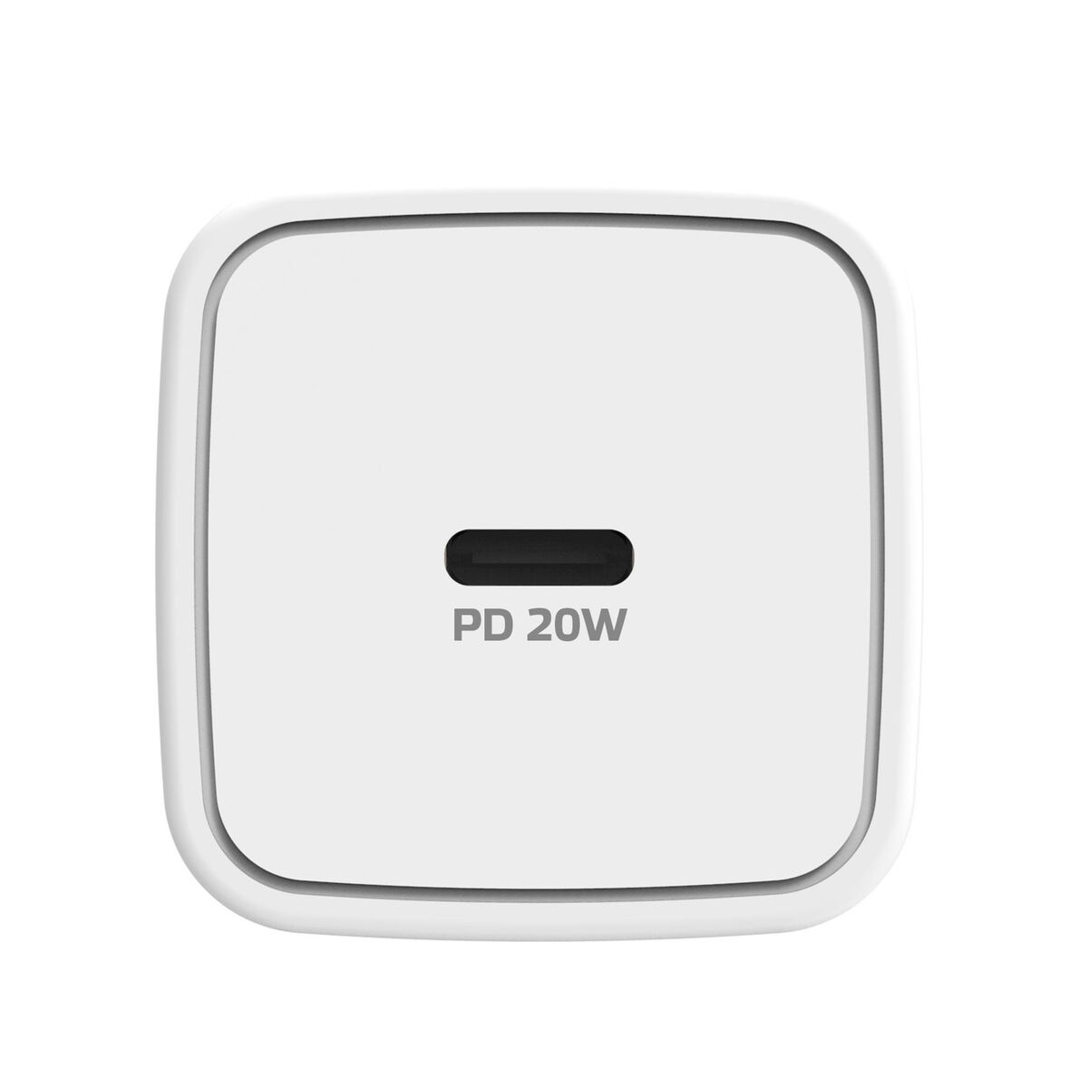 Väggladdare + USB C kabel Celly Vit 20 W - 3