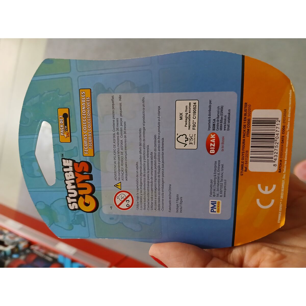 Actionfigurer Bizak Stumble Guys 6 cm - 2