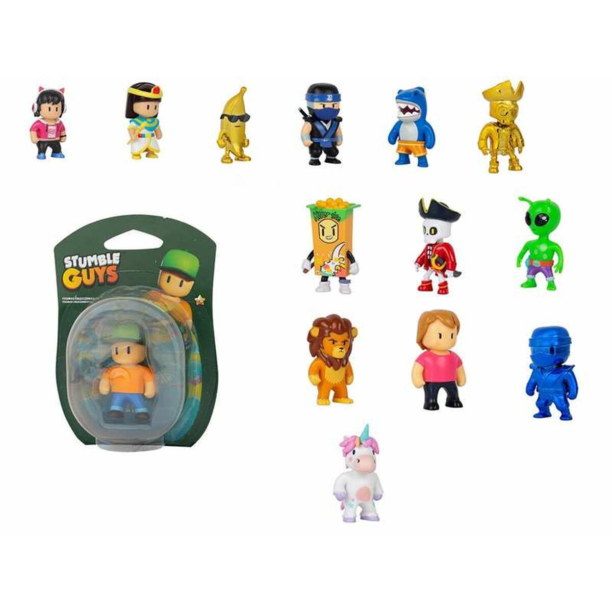 Actionfigurer Bizak Stumble Guys 6 cm - 6