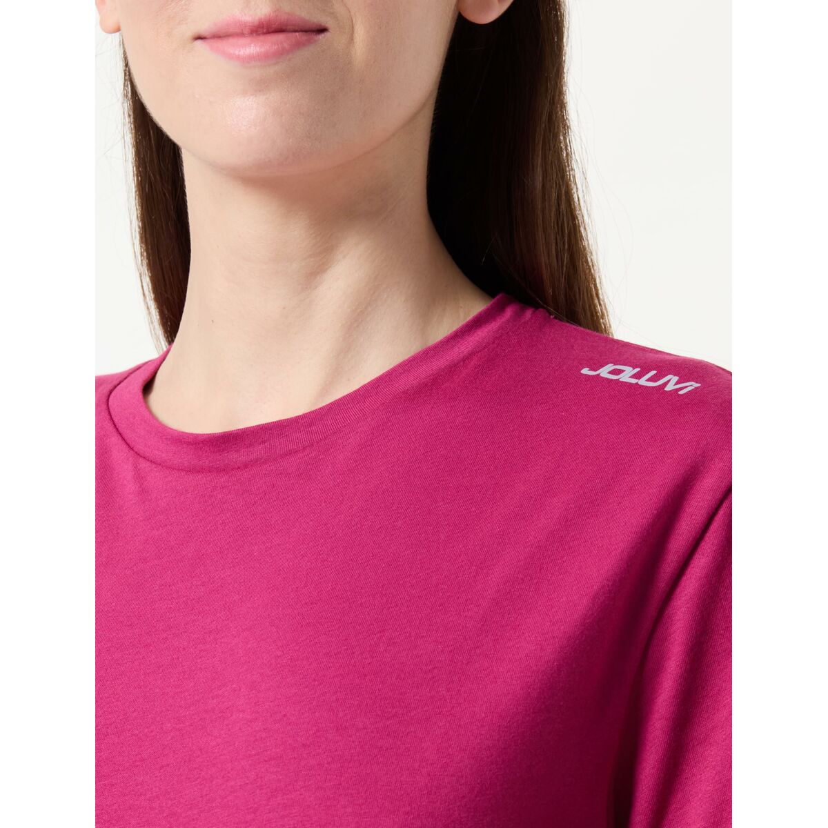 T-shirt med kortärm Dam Joluvi Combed Cotton Purpur - 2