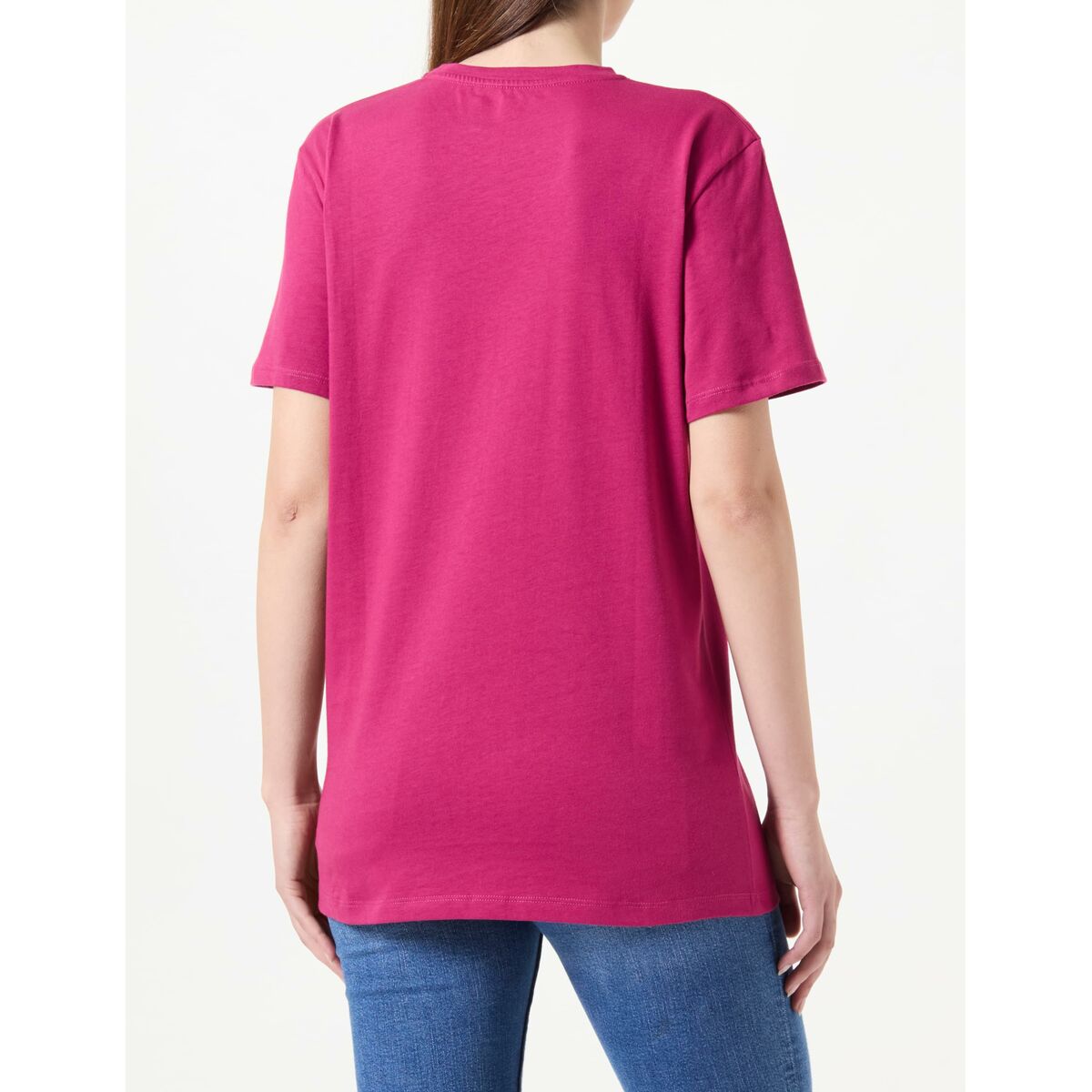 T-shirt med kortärm Dam Joluvi Combed Cotton Purpur - 3