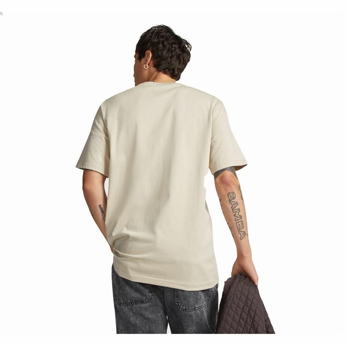 T-shirt med kortärm Unisex Converse Classic Fit Left Chest Star Chevron Beige - 2