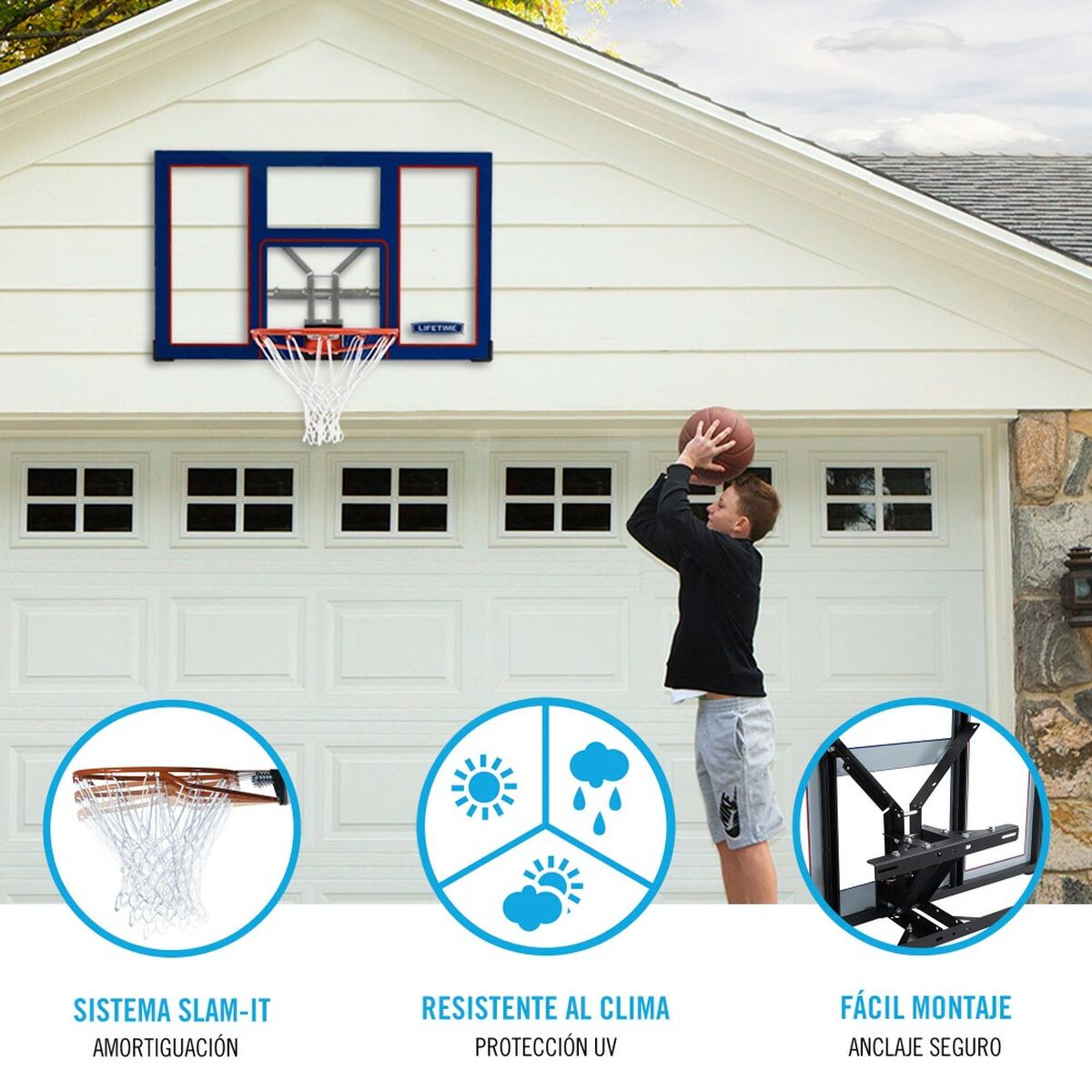 Basketkorg Lifetime 121 x 75,5 x 65 cm - 5