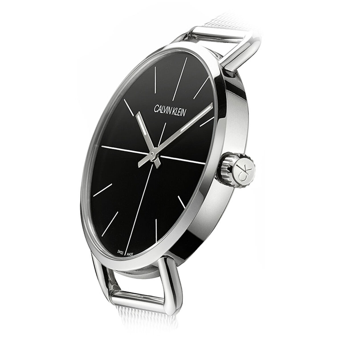 Herrklocka Calvin Klein K7B21121 Svart Silvrig - 5