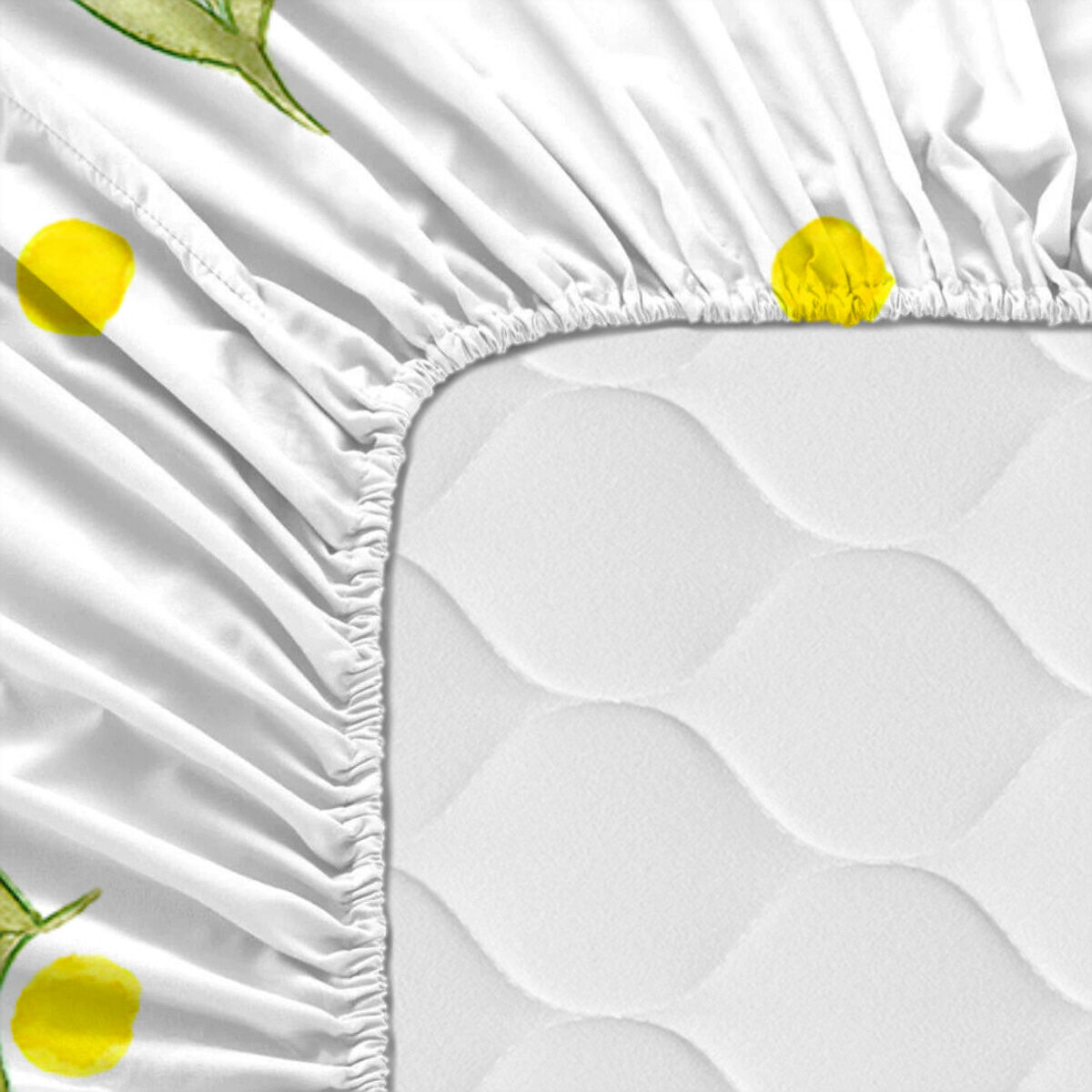 Underlakan HappyFriday Corniglia Multicolour 200 x 200 x 32 cm - 4