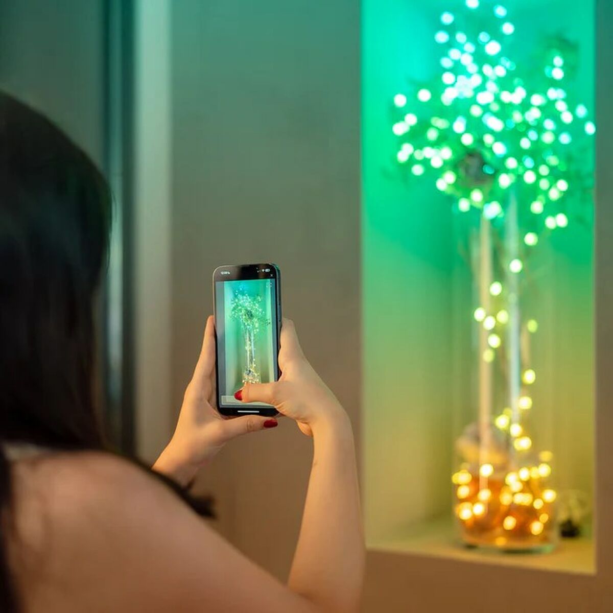 LED-krans Twinkly TWKP100RGB-T Jul 10 W Multicolour - 3