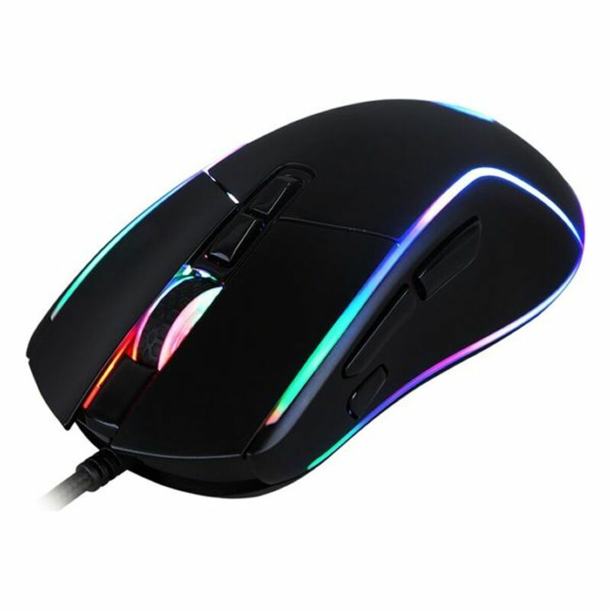 Spelmus med LED CoolBox DeepDarth Svart 6400 dpi - 2