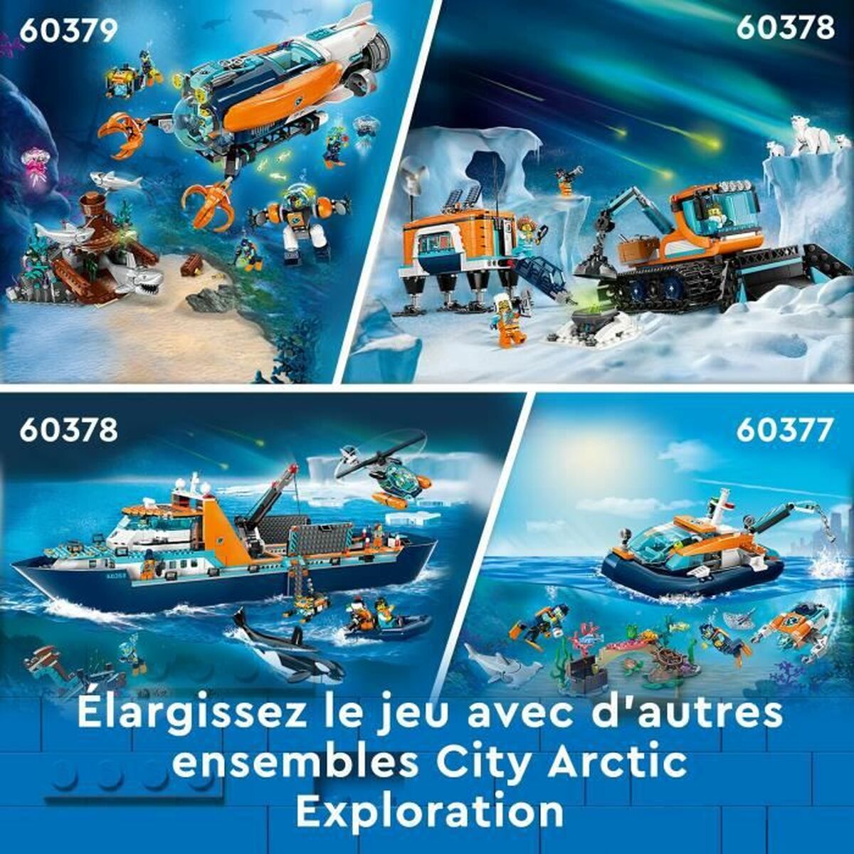 Byggsats Lego 60368 The Arctic Exploration Ship Multicolour 815 Delar - 4