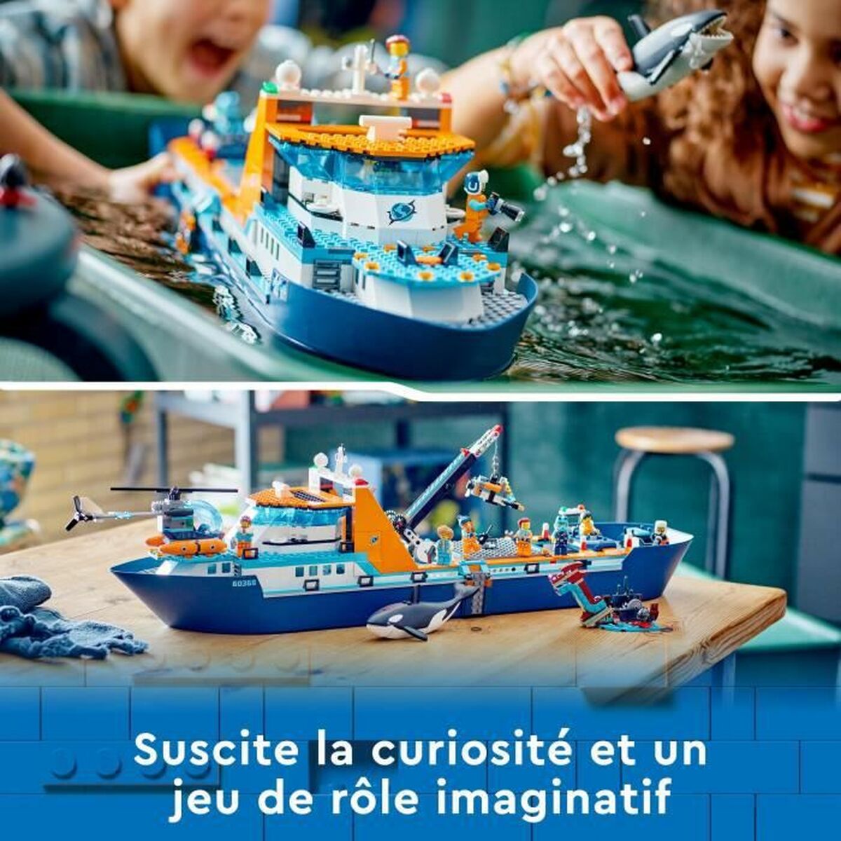 Byggsats Lego 60368 The Arctic Exploration Ship Multicolour 815 Delar - 5