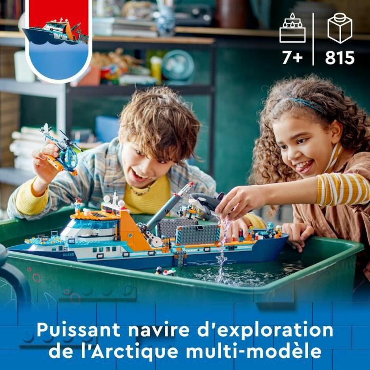 Byggsats Lego 60368 The Arctic Exploration Ship Multicolour 815 Delar - 6