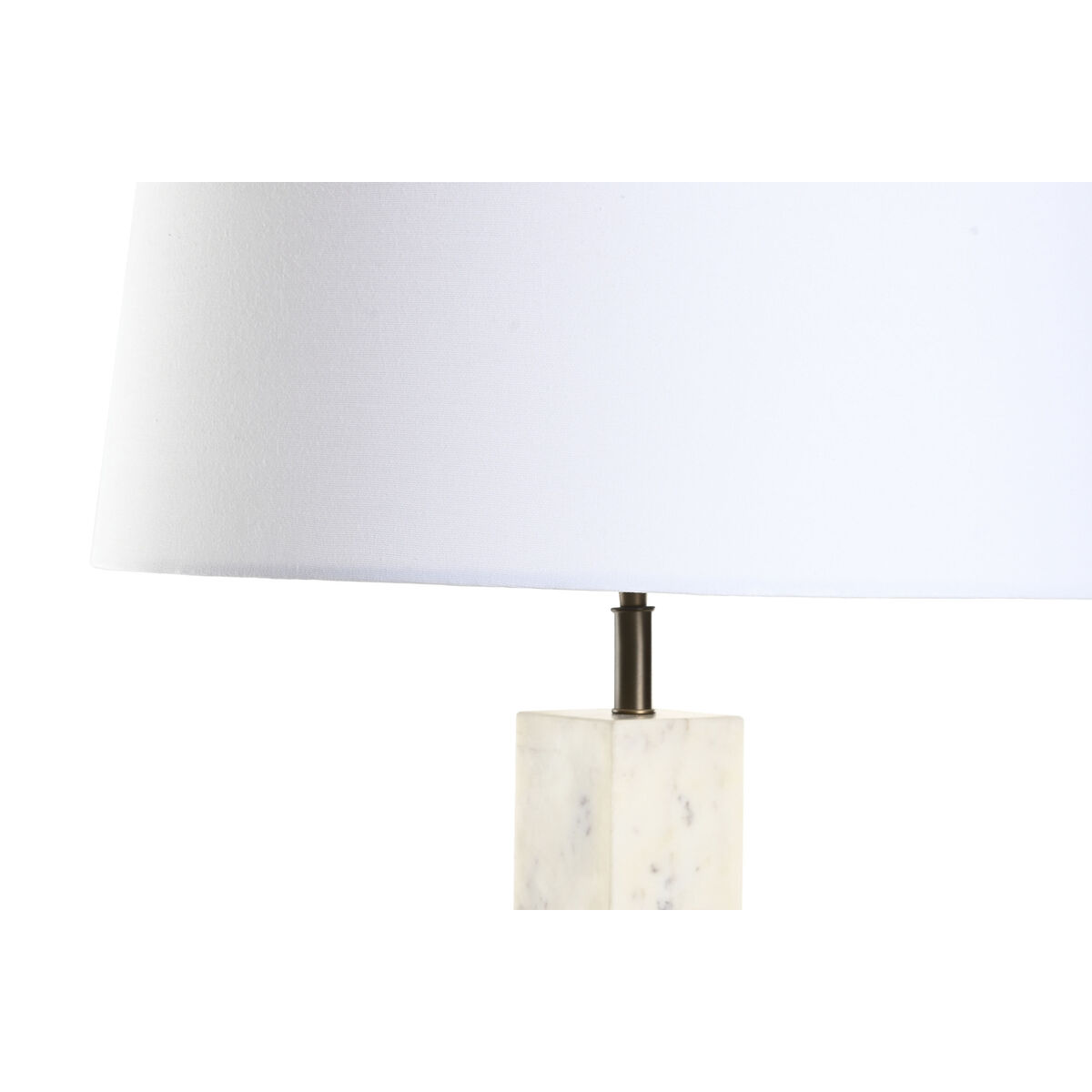 Bordslampa Home ESPRIT Vit Brons 50 W 220 V - 3