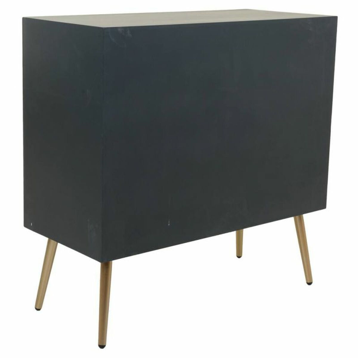 Kommod Alexandra House Living Gyllene Mörkgrå Trä MDF 78 x 37 x 80 cm - 5