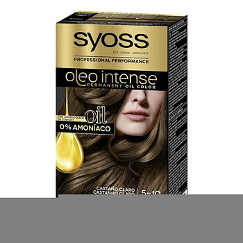 Permanent färg Syoss Olio Intense Ljusbrun Nº 5,10 Platinablont Nº 5.10-Castano Claro
