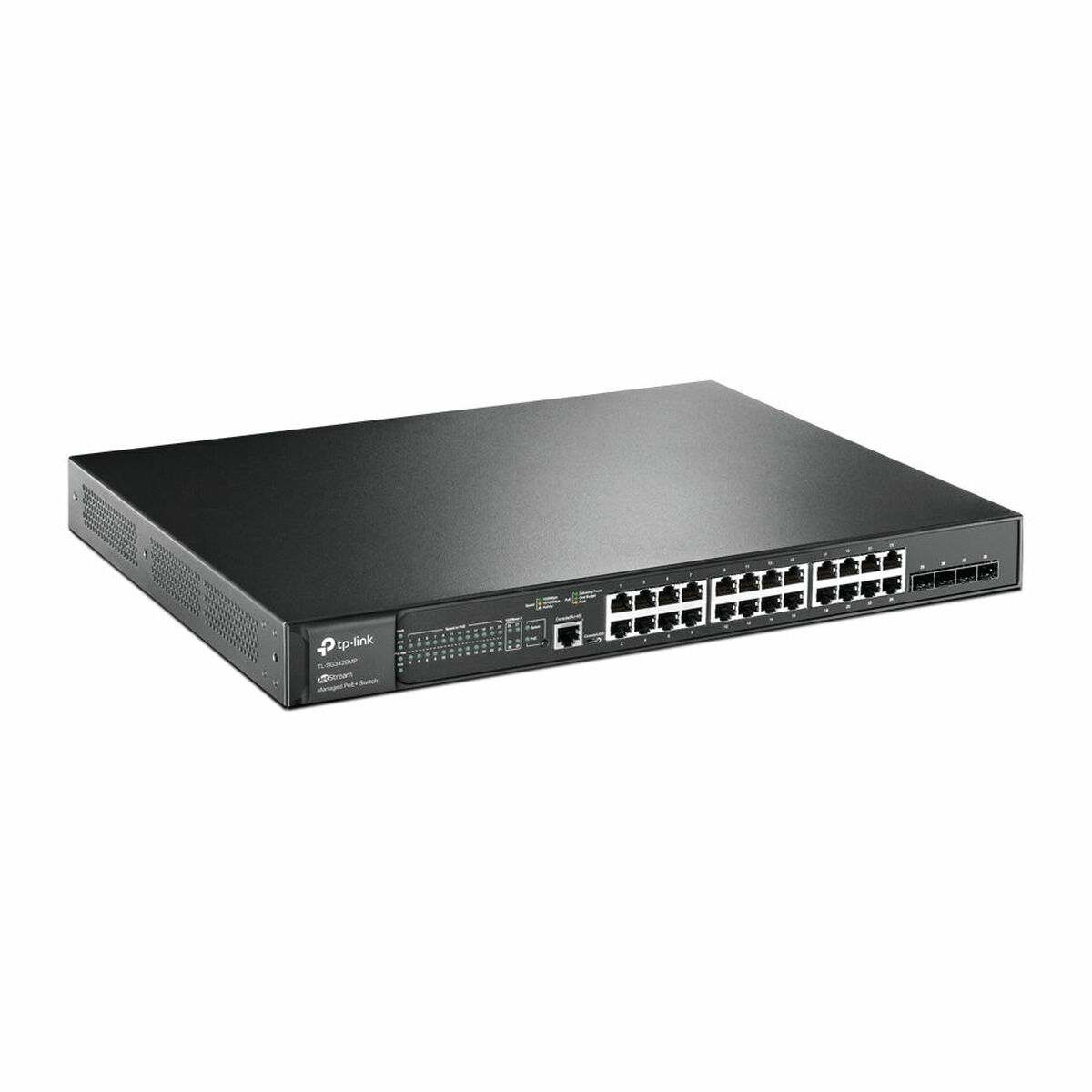 Brytare OR: Strömbrytare (if power/ light switch) TP-Link TL-SG3428MP 24xG + 4xSFP Gigabit Ethernet - 5