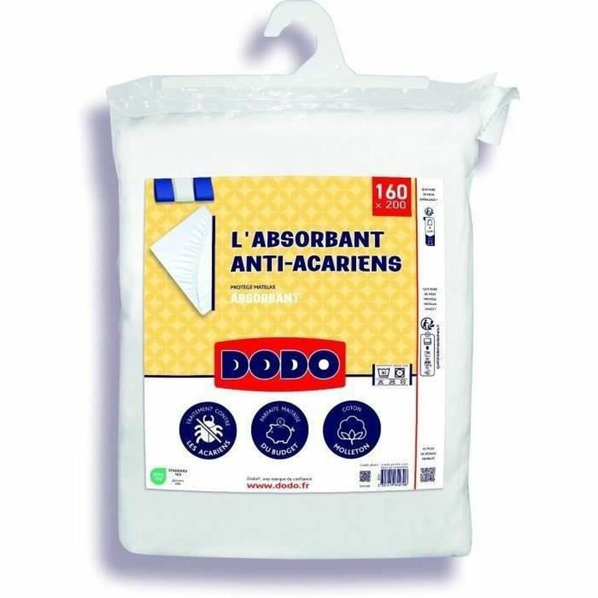Madrasskydd DODO Vit 160 x 200 cm - 2