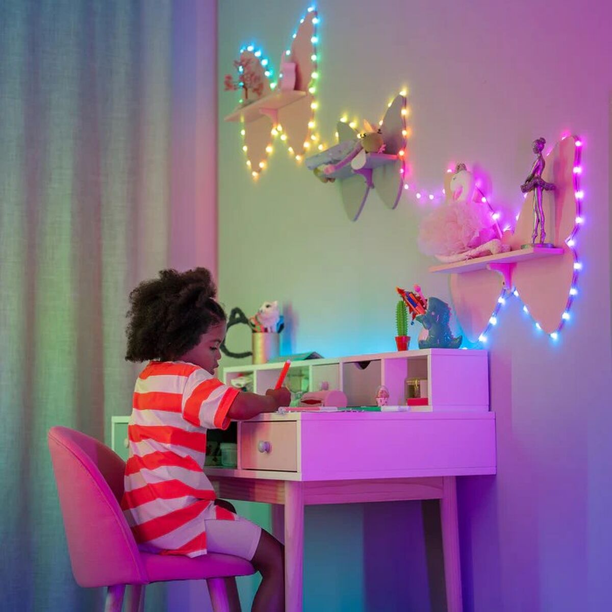 LED-krans Twinkly TWKH100RGB-T Jul 10 W Multicolour - 3