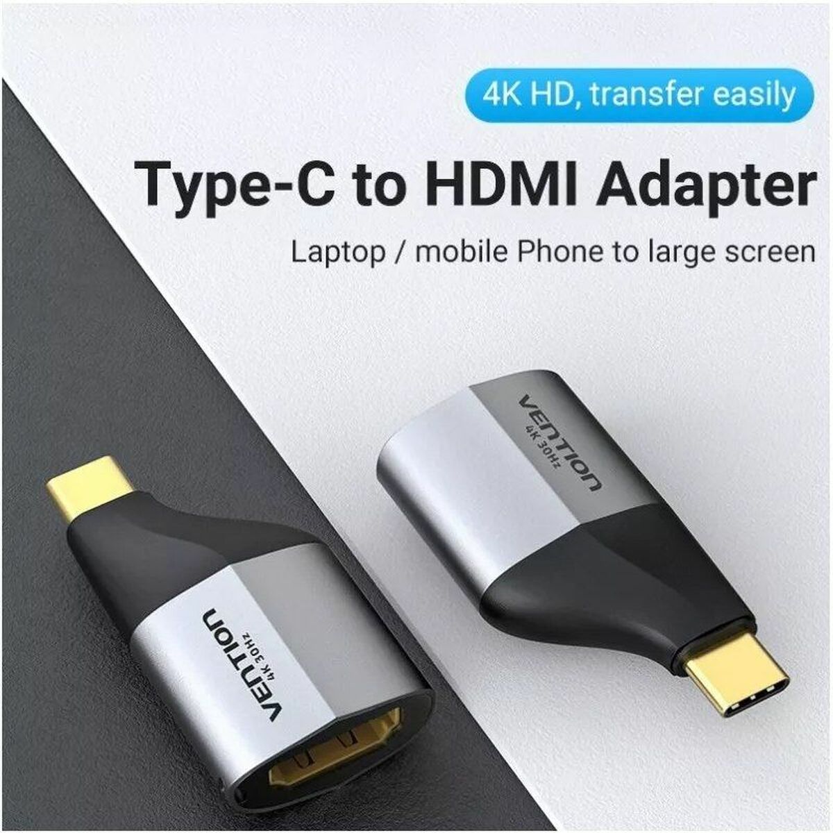 USB-C till HDMI Adapter Vention TCDH0 - 2