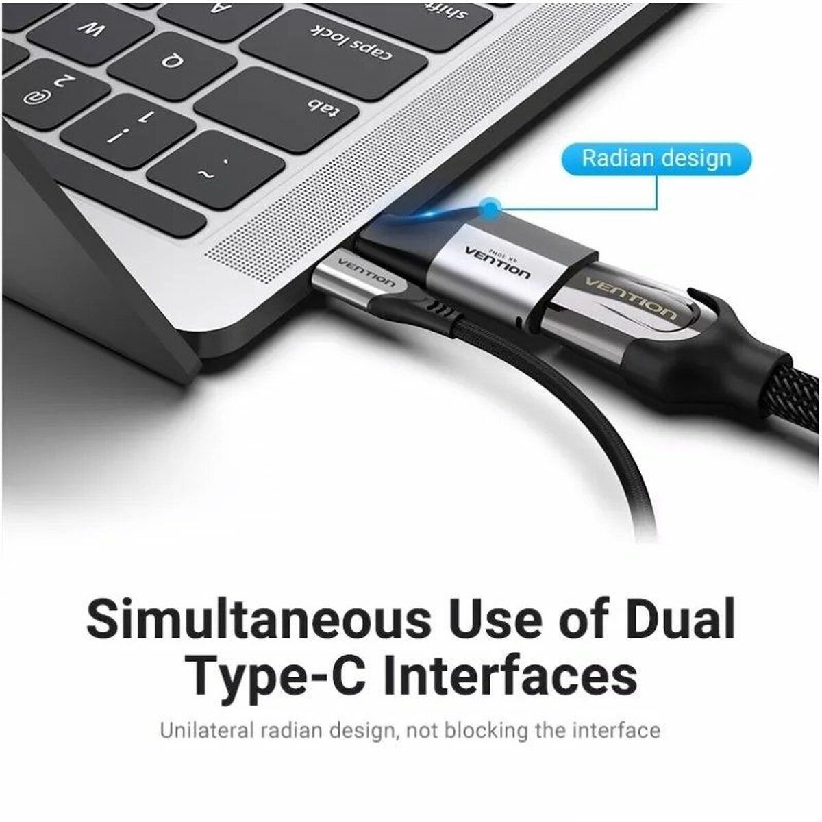 USB-C till HDMI Adapter Vention TCDH0 - 3