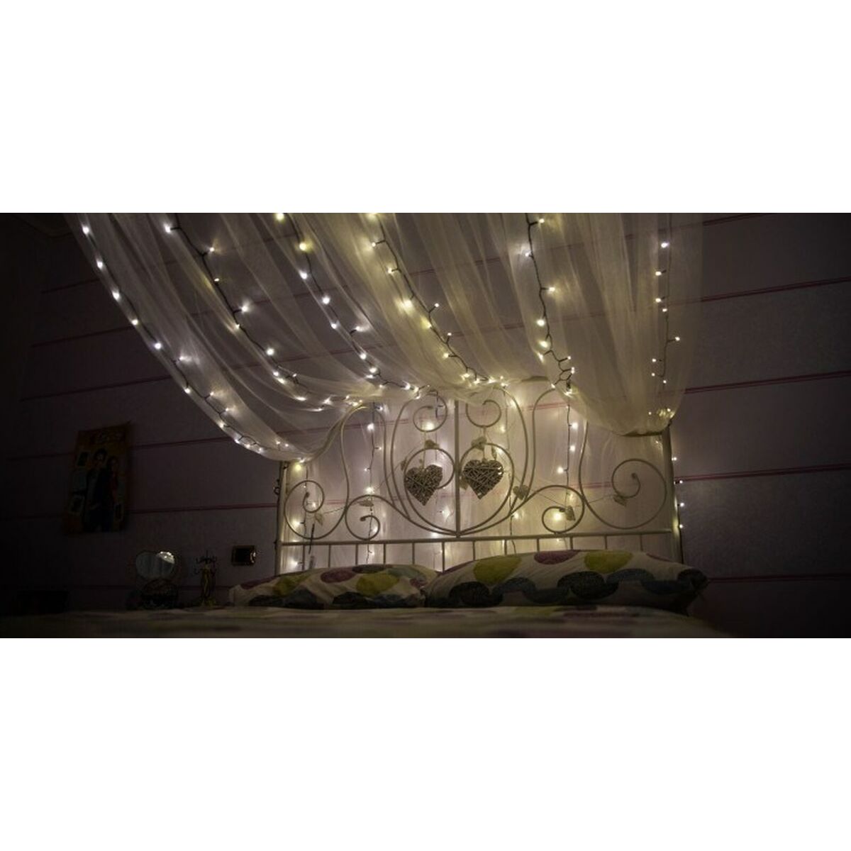 LED-krans Twinkly TWS250SPP-TEU Jul 10 W Vit Multicolour - 6